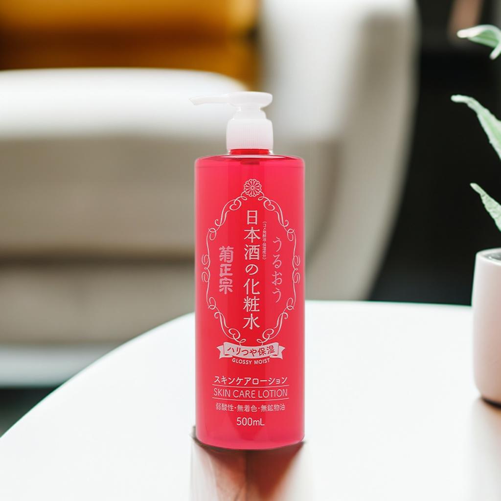 Loción de Sake Japonés Kiku-Masamune – Hidratación, Firmeza y Luminosidad 500 mL