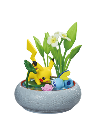 Re-ment Pocket BONSAI 3 | Pokémon | Caja completa con los 6 tipos